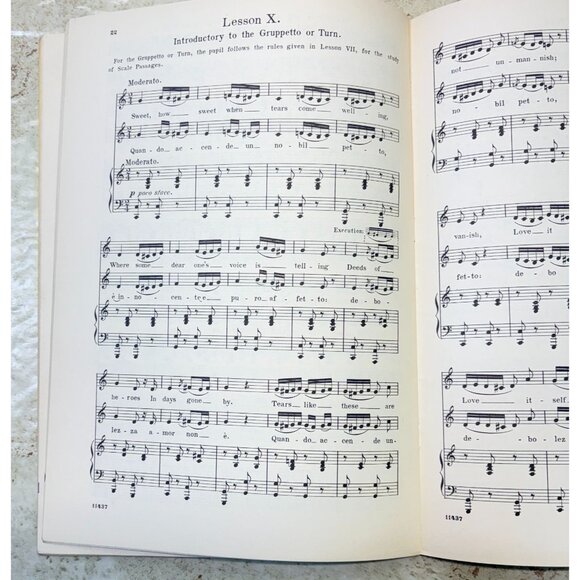 Vaccai Practical Italian Vocal Method Alto Baritone Schirmers Library Of Musical - Picture 5 of 7